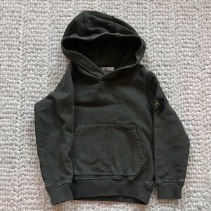 Stone island Green Hoodie kids